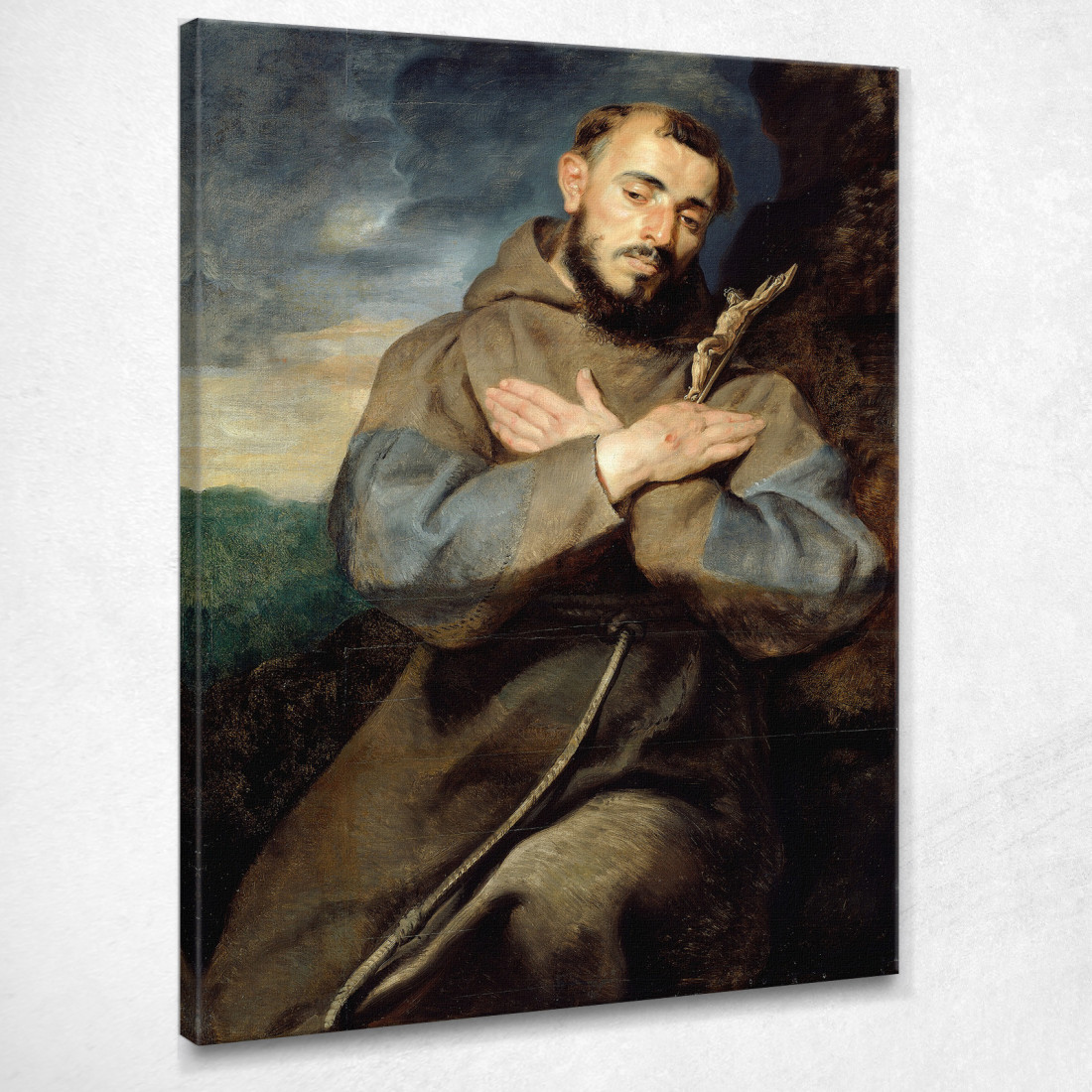 San Francesco Peter Paul Rubens ppr163 quadro stampato su tela San Francesco Peter Paul Rubens ppr163 quadro stampato su tela