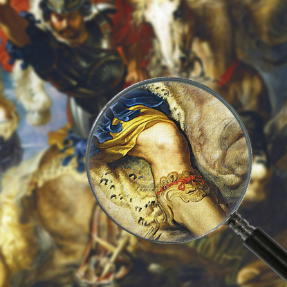 San Giorgio Combatte Il Drago Peter Paul Rubens ppr175 quadro stampato su tela
