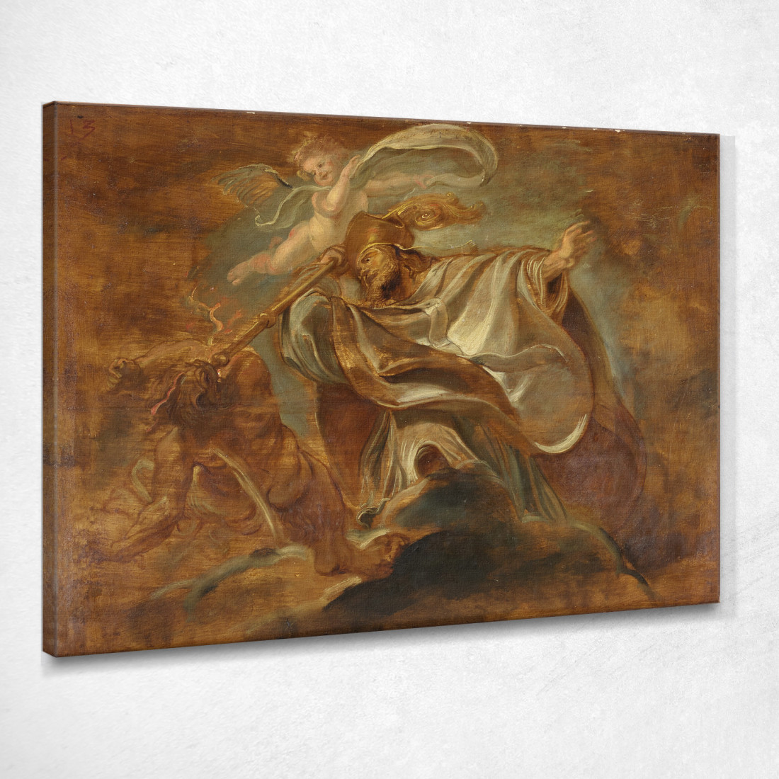 San Gregorio Di Nazianzo Peter Paul Rubens ppr178 quadro stampato su tela San Gregorio Di Nazianzo Peter Paul Rubens ppr178 quadro stampato su tela