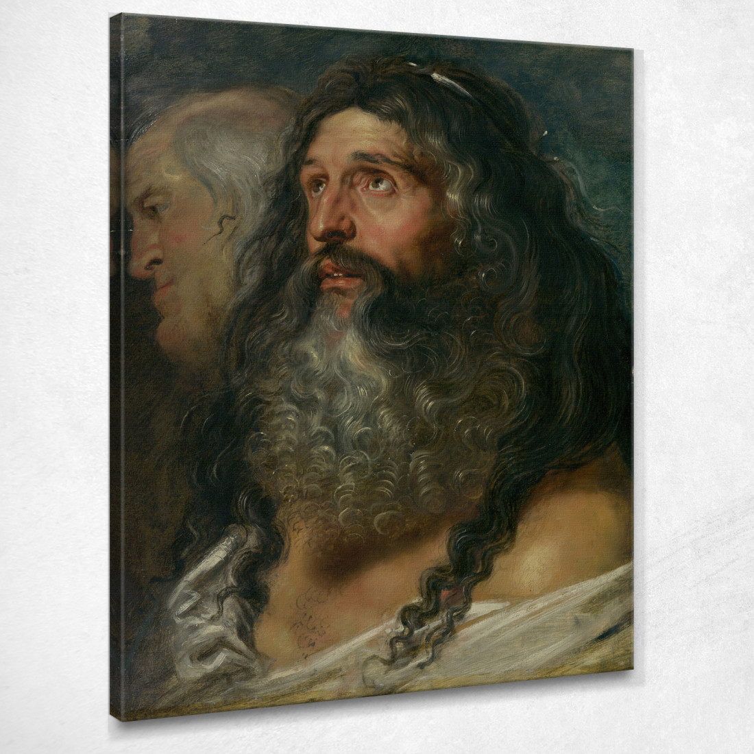 Studio Di Due Teste Peter Paul Rubens ppr197 quadro stampato su tela Studio Di Due Teste Peter Paul Rubens ppr197 quadro stampato su tela