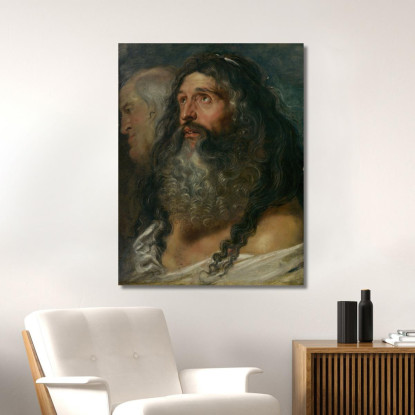 Studio Di Due Teste Peter Paul Rubens ppr197 quadro stampato su tela