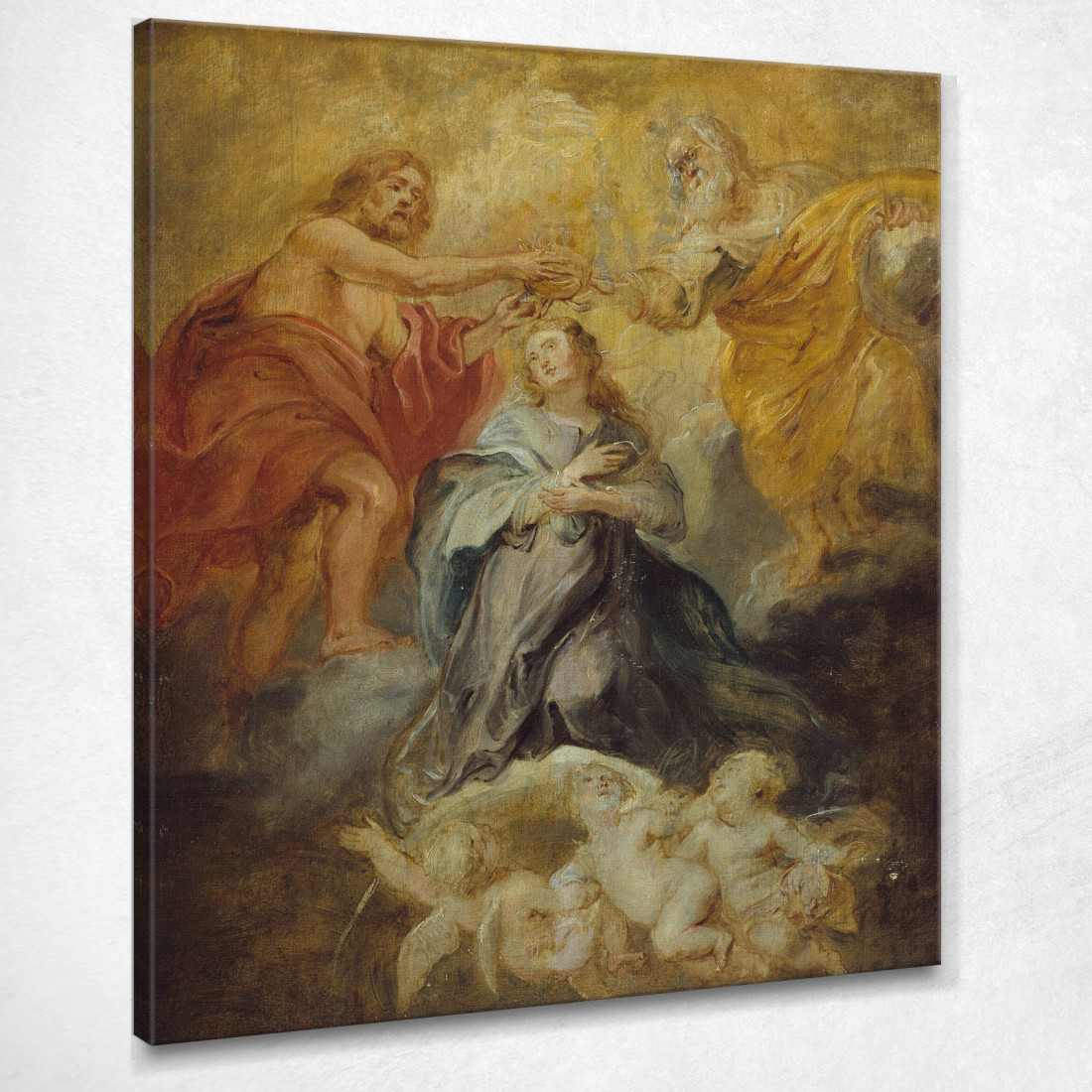 L'Incoronazione Della Vergine Peter Paul Rubens ppr221 quadro stampato su tela L'Incoronazione Della Vergine Peter Paul Rubens ppr221 quadro stampato su tela