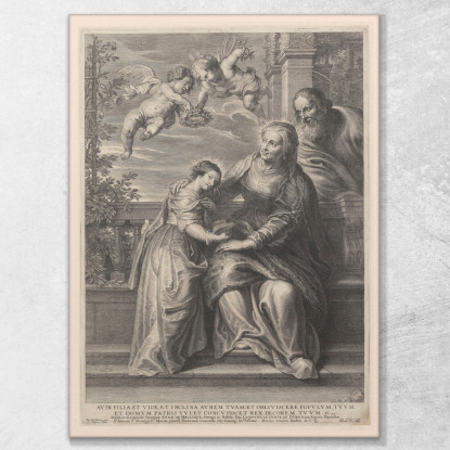 L'Educazione Di Maria 2 Peter Paul Rubens ppr228 quadro stampato su tela