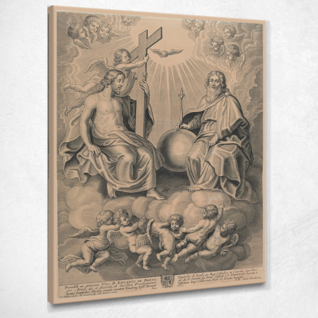 La Santissima Trinità 3 Peter Paul Rubens ppr254 quadro stampato su tela La Santissima Trinità 3 Peter Paul Rubens ppr254 quadro stampato su tela