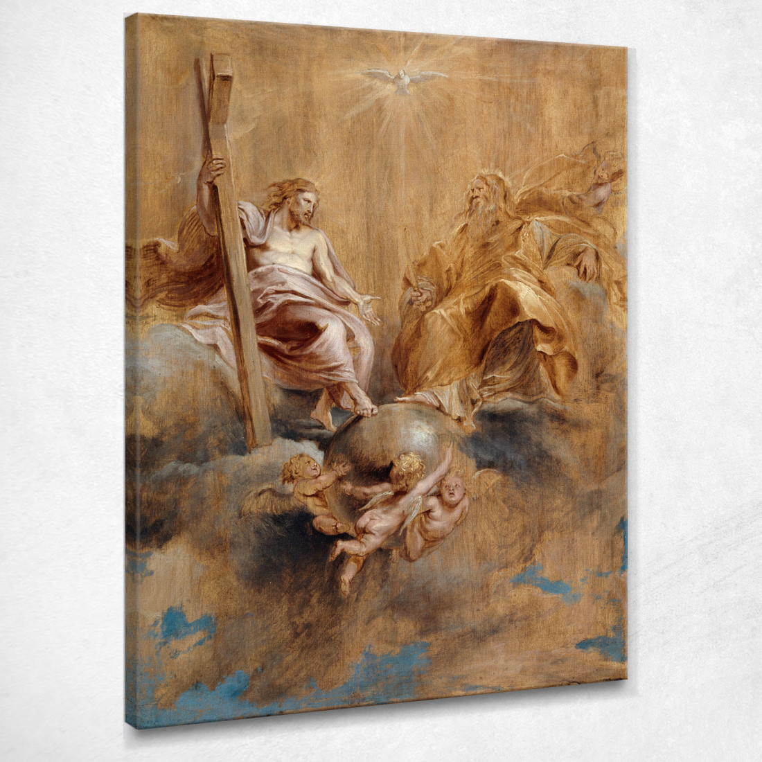 La Santa Trinità Peter Paul Rubens ppr255 quadro stampato su tela La Santa Trinità Peter Paul Rubens ppr255 quadro stampato su tela