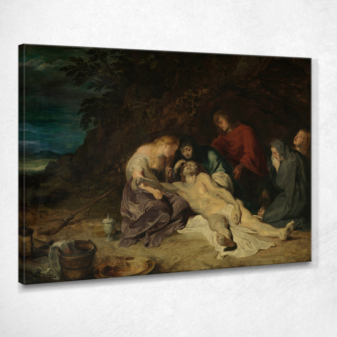 Il Compianto Sul Cristo Morto Peter Paul Rubens ppr261 quadro stampato su tela Il Compianto Sul Cristo Morto Peter Paul Rubens ppr261 quadro stampato su tela