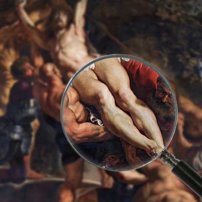 L'Innalzamento Della Croce Peter Paul Rubens ppr276 quadro stampato su tela