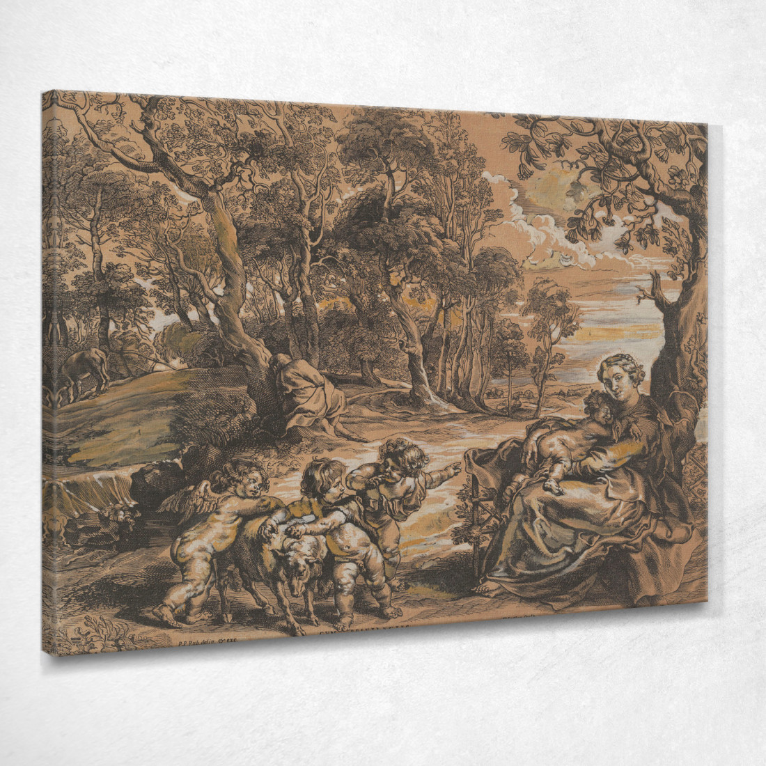 Il Resto Della Fuga In Egitto Peter Paul Rubens ppr278 quadro stampato su tela Il Resto Della Fuga In Egitto Peter Paul Rubens ppr278 quadro stampato su tela