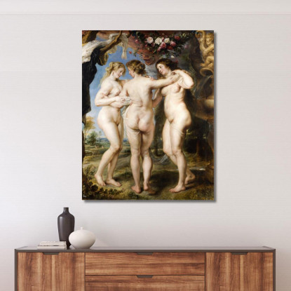 Le Tre Grazie Peter Paul Rubens ppr284 quadro stampato su tela