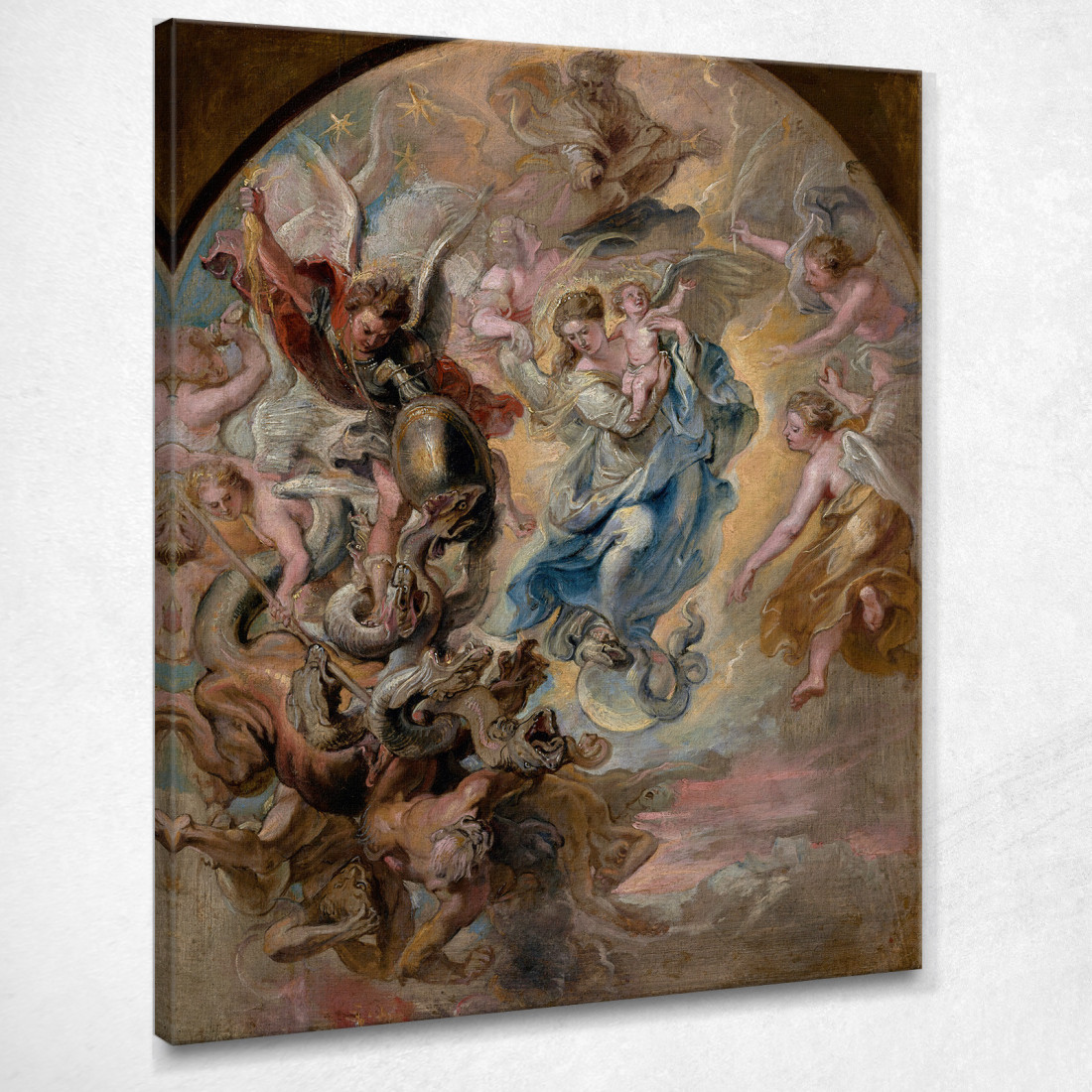 La Vergine Come Donna Dell'Apocalisse Peter Paul Rubens ppr291 quadro stampato su tela La Vergine Come Donna Dell'Apocalisse Peter Paul Rubens ppr291 quadro stampato su tela