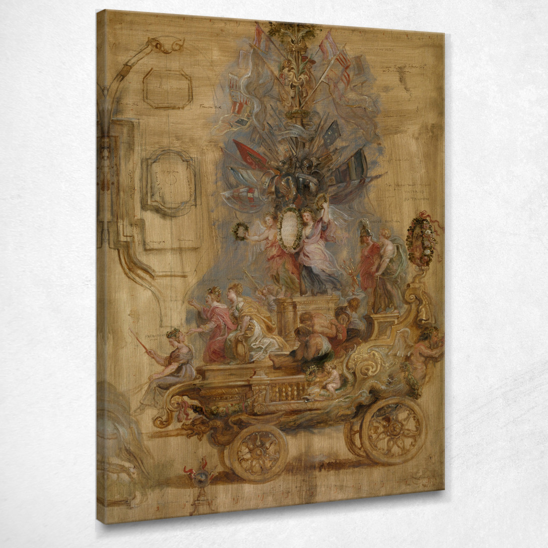Carro Trionfale Di Kallo Peter Paul Rubens ppr305 quadro stampato su tela Carro Trionfale Di Kallo Peter Paul Rubens ppr305 quadro stampato su tela