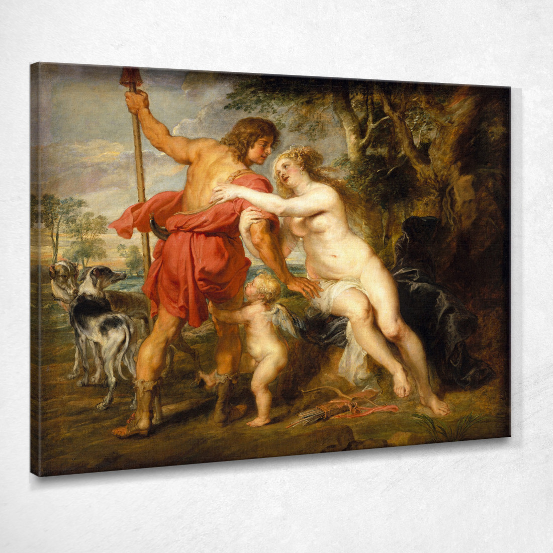 Venere E Adone 2 Peter Paul Rubens ppr316 quadro stampato su tela Venere E Adone 2 Peter Paul Rubens ppr316 quadro stampato su tela