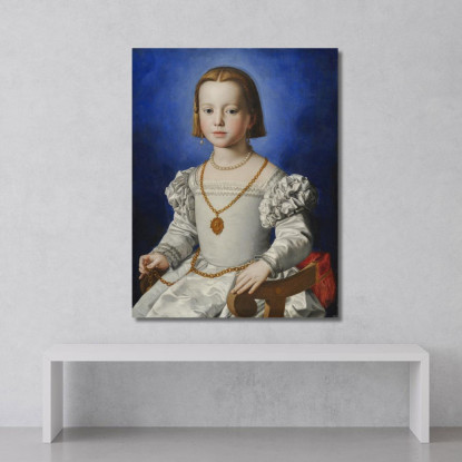 Bia Di Cosimo De Medici Agnolo Bronzino abz2 quadro stampato su tela