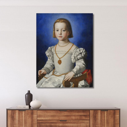 Bia Di Cosimo De Medici Agnolo Bronzino abz2 quadro stampato su tela