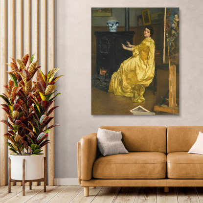 In Laboratorio Il Riposo Della Modella Alfred Stevens stal18 quadro stampato su tela