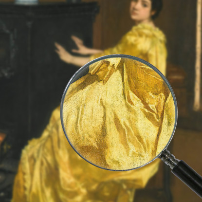 In Laboratorio Il Riposo Della Modella Alfred Stevens stal18 quadro stampato su tela