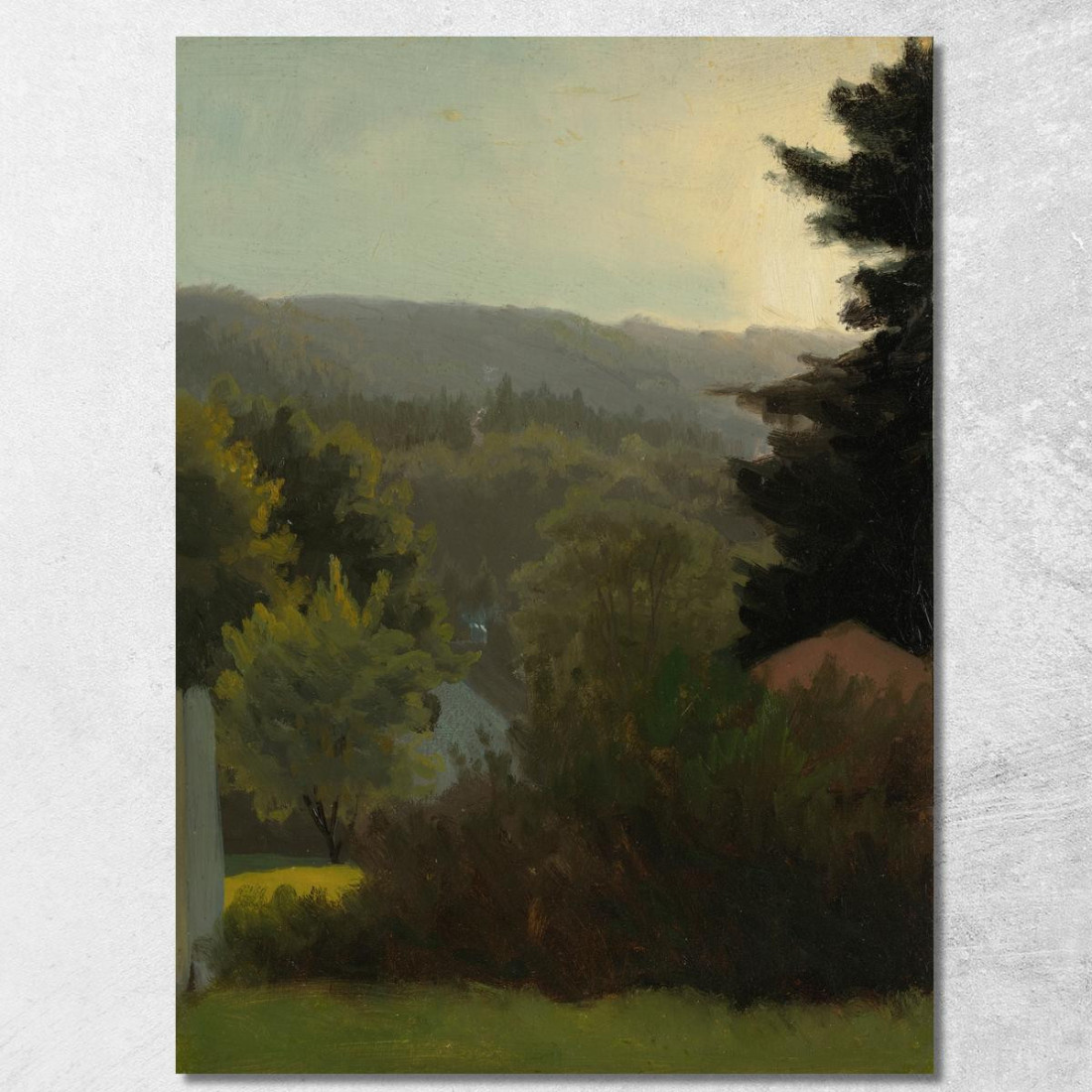 Colline Boscose Albert Bierstadt abr25 quadro stampato su tela Colline Boscose Albert Bierstadt abr25 quadro stampato su tela