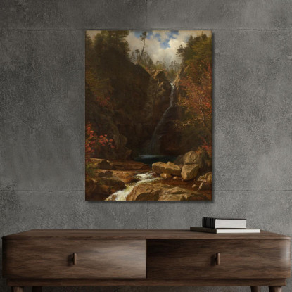 Cascate Di Glen Ellis Albert Bierstadt abr29 quadro stampato su tela
