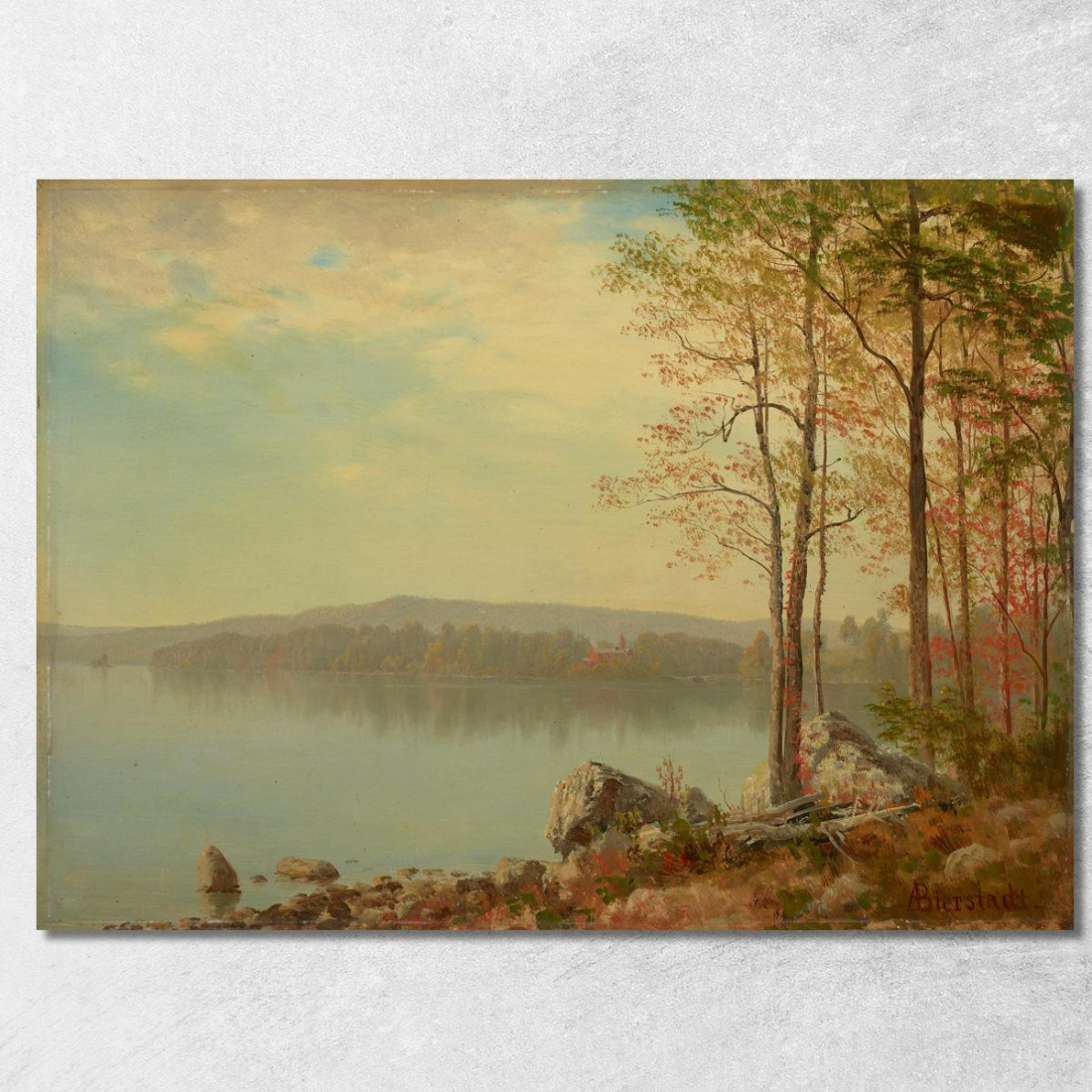 Paesaggio Albert Bierstadt abr52 quadro stampato su tela Paesaggio Albert Bierstadt abr52 quadro stampato su tela