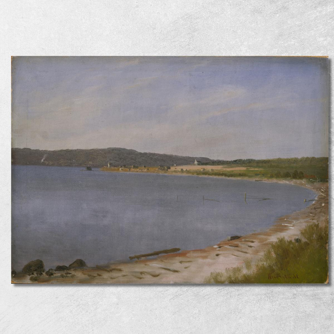 Baia Di San Francisco Albert Bierstadt abr88 quadro stampato su tela Baia Di San Francisco Albert Bierstadt abr88 quadro stampato su tela