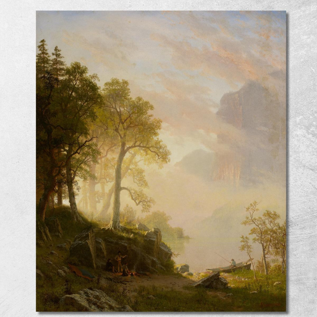 Il Fiume Merced Nello Yosemite Albert Bierstadt abr110 quadro stampato su tela Il Fiume Merced Nello Yosemite Albert Bierstadt abr110 quadro stampato su tela