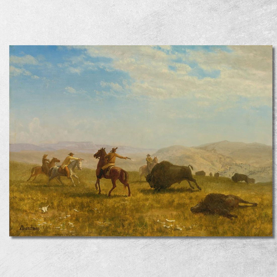 Il Selvaggio West Albert Bierstadt abr113 quadro stampato su tela Il Selvaggio West Albert Bierstadt abr113 quadro stampato su tela