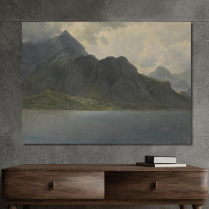 Senza Titolo Alaska Albert Bierstadt abr120 quadro stampato su tela