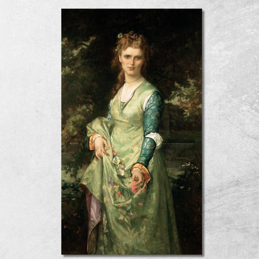 Cristina Nilsson Alexandre Cabanel acb7 quadro stampato su tela Cristina Nilsson Alexandre Cabanel acb7 quadro stampato su tela
