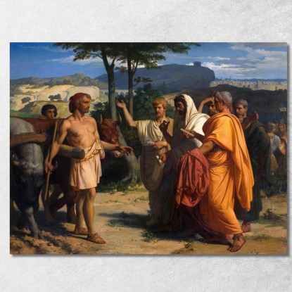 Cincinnato Riceve Gli Ambasciatori Da Roma Alexandre Cabanel acb8 quadro stampato su tela