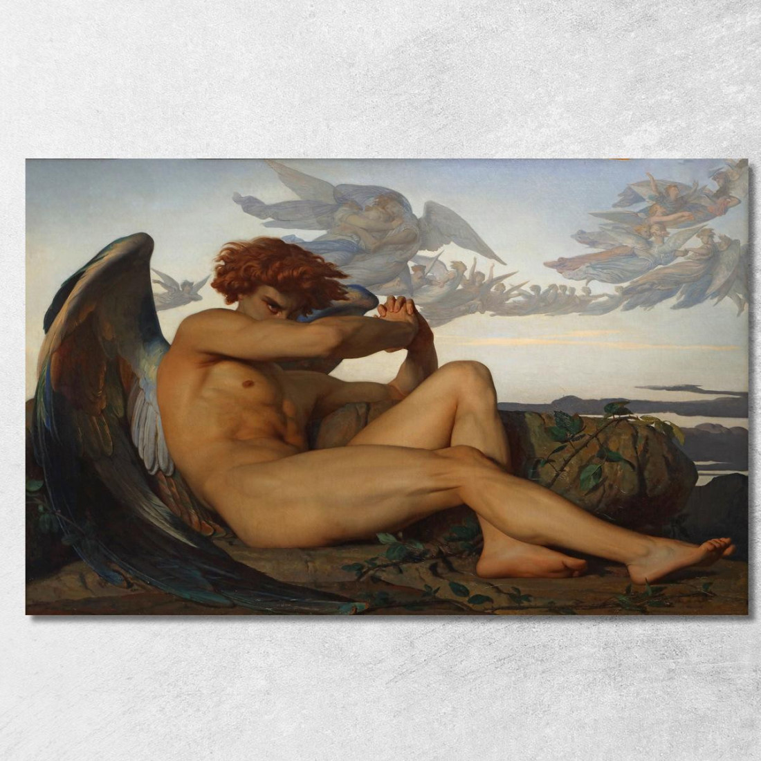 Angelo Della Caduta Alexandre Cabanel acb12 quadro stampato su tela Angelo Della Caduta Alexandre Cabanel acb12 quadro stampato su tela