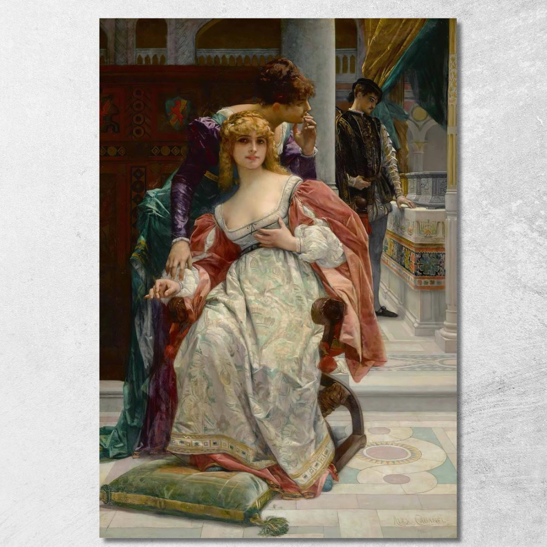 Bella Porzia Alexandre Cabanel acb15 quadro stampato su tela Bella Porzia Alexandre Cabanel acb15 quadro stampato su tela