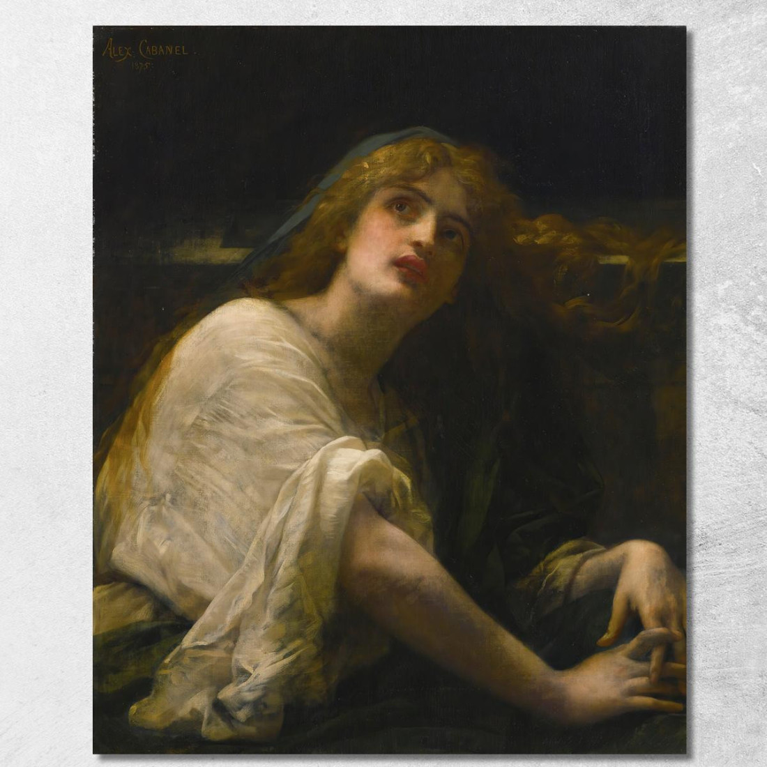 Maria Maddalena Al Sepolcro Alexandre Cabanel acb20 quadro stampato su tela Maria Maddalena Al Sepolcro Alexandre Cabanel acb20 quadro stampato su tela