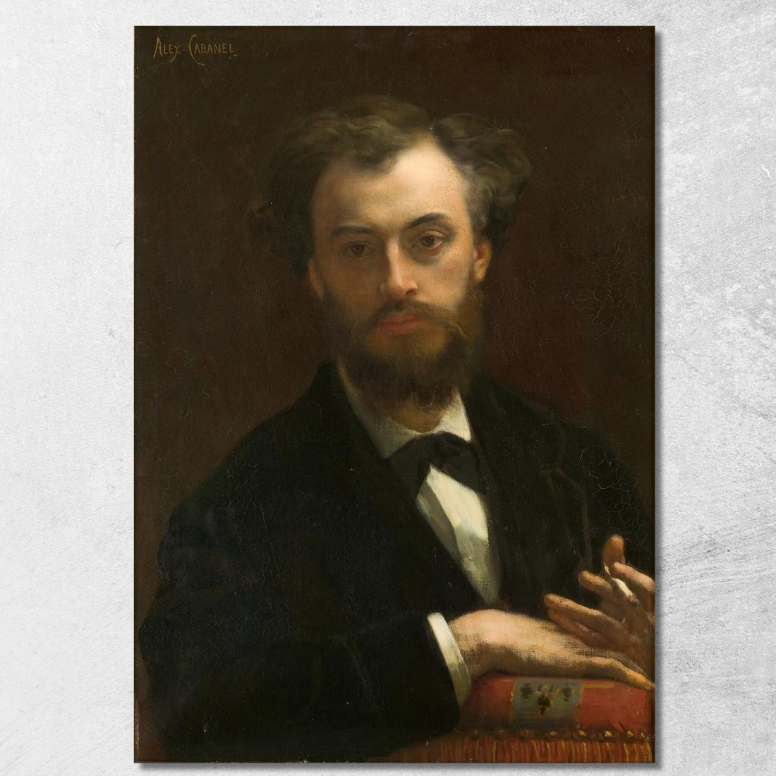 Ritratto Di Pierre Cabanel Alexandre Cabanel acb30 quadro stampato su tela Ritratto Di Pierre Cabanel Alexandre Cabanel acb30 quadro stampato su tela