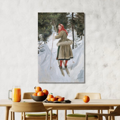 Ragazza Di Mora Anders Zorn azn25 quadro stampato su tela