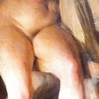 Nel Soppalco Anders Zorn azn36 quadro stampato su tela