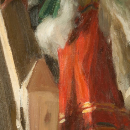 Sulle Scale Della Soffitta Anders Zorn azn53 quadro stampato su tela