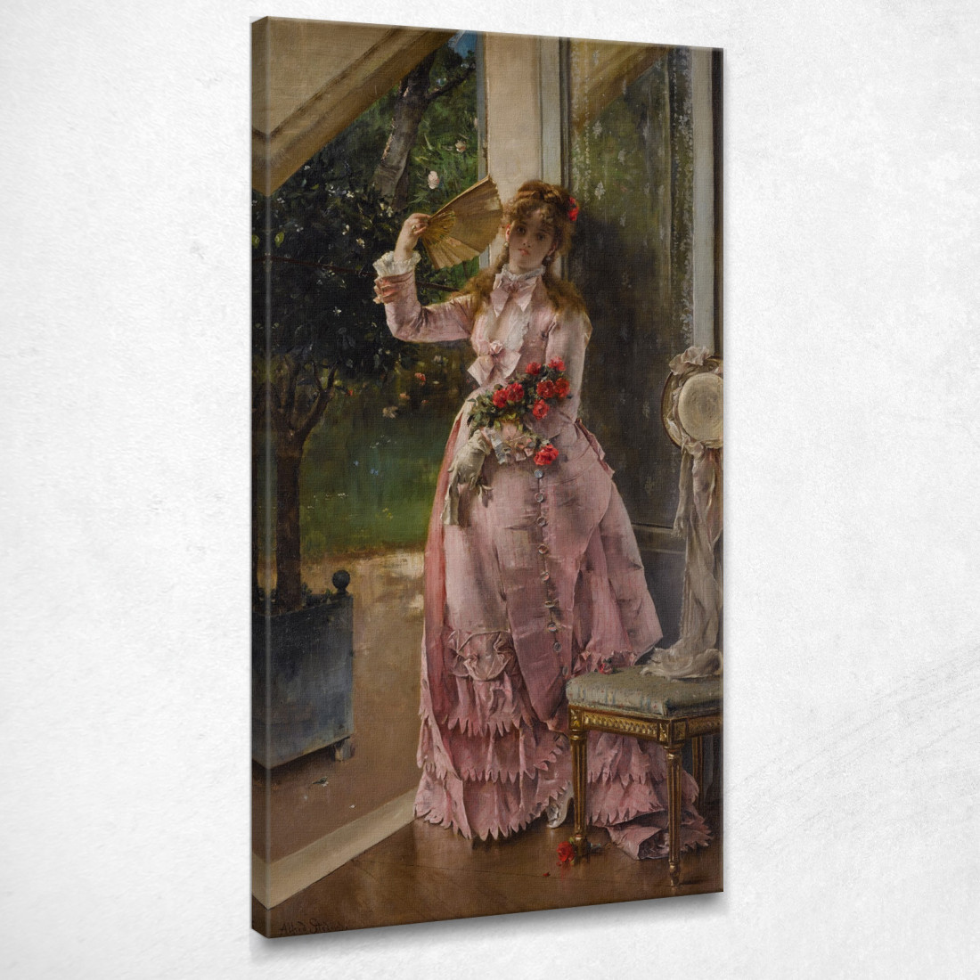 Estate Alfred Stevens stal56 quadro stampato su tela Estate Alfred Stevens stal56 quadro stampato su tela