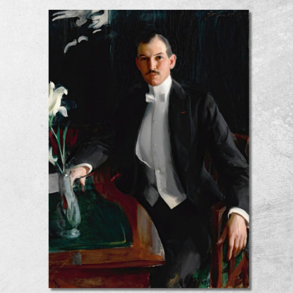 Ritratto Di Harald Bildt Anders Zorn azn60 quadro stampato su tela