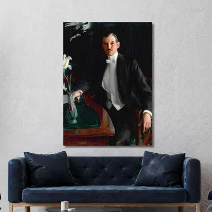 Ritratto Di Harald Bildt Anders Zorn azn60 quadro stampato su tela