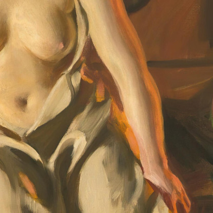 Calze Rosse Anders Zorn azn64 quadro stampato su tela