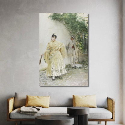 Siviglia Anders Zorn azn68 quadro stampato su tela