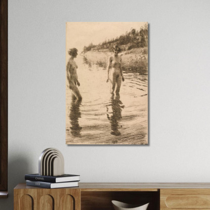 Poco Profondo Anders Zorn azn69 quadro stampato su tela