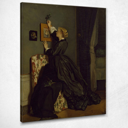 Domenica Delle Palme Alfred Stevens stal70 quadro stampato su tela