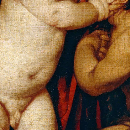 I Neonati Cristo E San Giovanni Battista Anthony van Dyck avd115 quadro stampato su tela