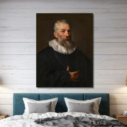 Il Pittore Marten Pepijn Anthony van Dyck avd122 quadro stampato su tela