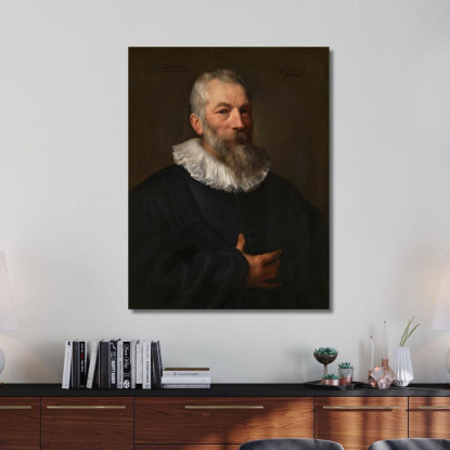 Il Pittore Marten Pepijn Anthony van Dyck avd122 quadro stampato su tela