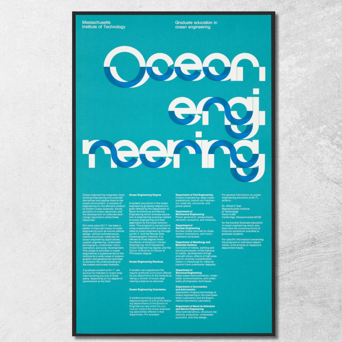 Ingegneria Oceanica Massachusetts Institute Of Technology Dietmar Winkler dwk15 quadro stampato su tela Ingegneria Oceanica Massachusetts Institute Of Technology Dietmar Winkler dwk15 quadro stampato su tela