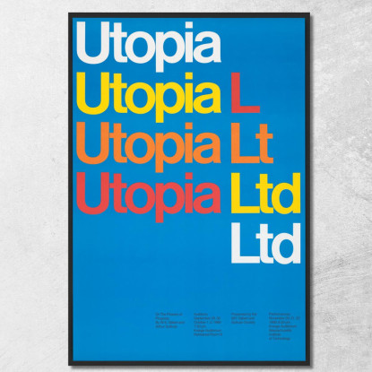 Utopia Ltd Dietmar Winkler dwk19 quadro stampato su tela