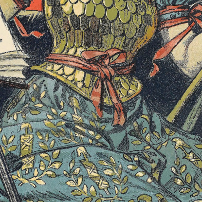 Storia Della Francia Eugène Grasset egs12 quadro stampato su tela