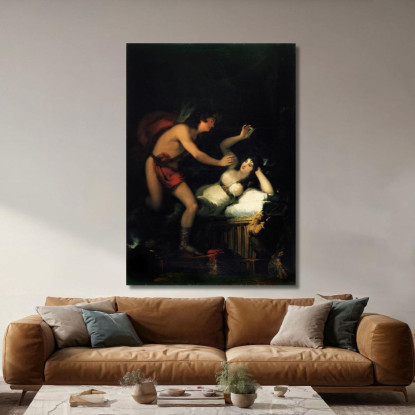 Allegoria Dell'Amore Amore E Psiche Francisco de Goya fgy2 quadro stampato su tela